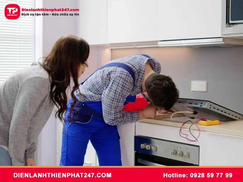 Sửa bếp từ Giovani tại nhà Hà Nội