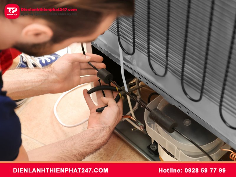 Sửa tủ lạnh side by side tại nhà