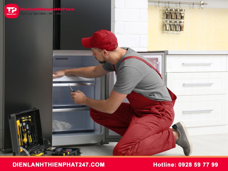 Sửa tủ lạnh side by side tại nhà