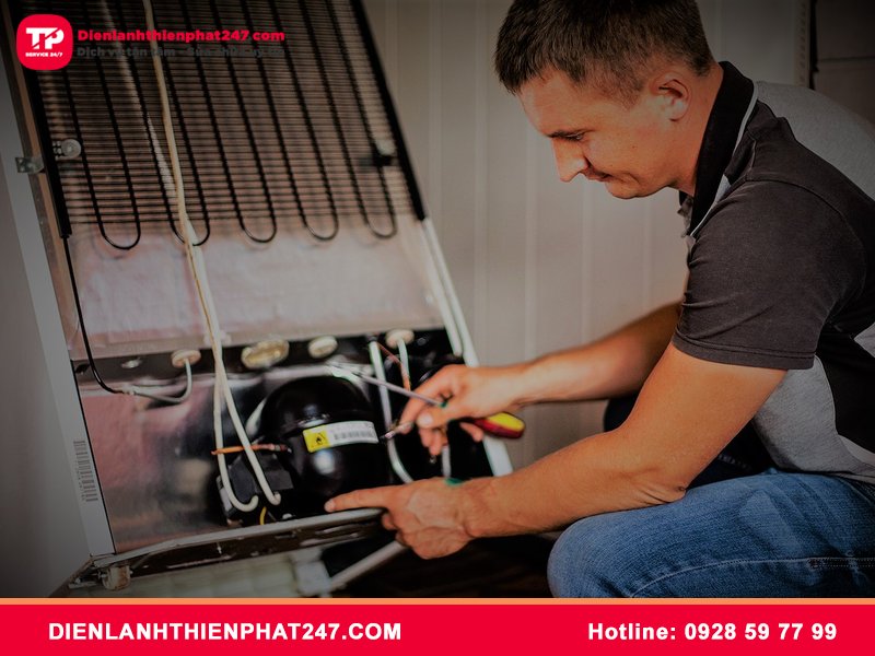 Sửa tủ lạnh side by side tại nhà